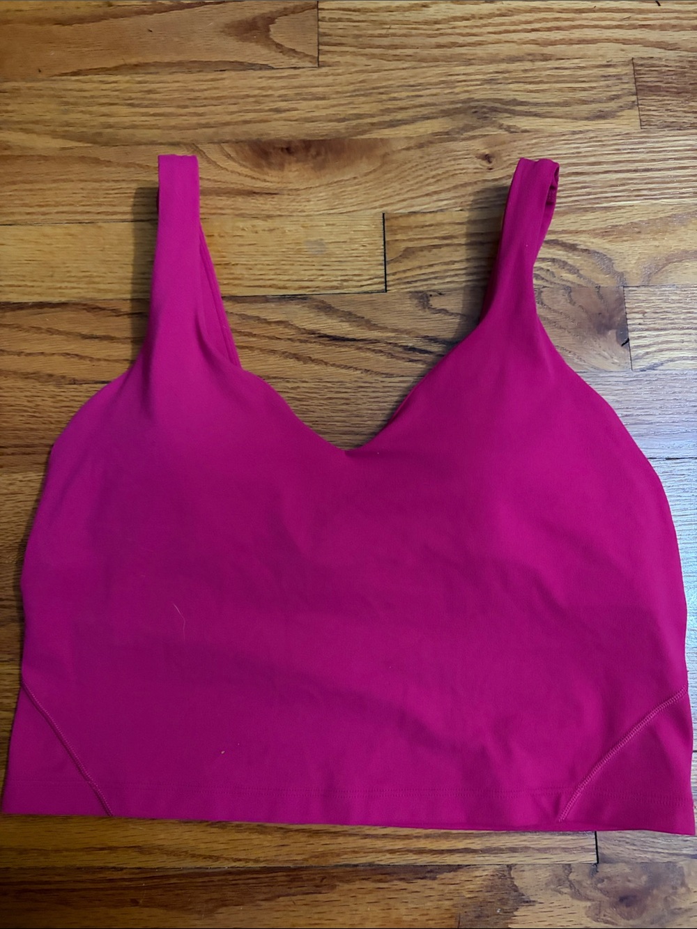 lululemon athletica Bright Pink Scoop Neck Sports Tank
